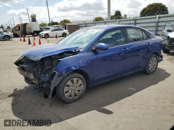 2020 Kia Rio S with VIN 3KPA24AD2LE260998, listed as a Copart auction lot 48857245 with 101,310 mi miles and Non Repairable. Bid and sale history available at DreamBid. Image 1.