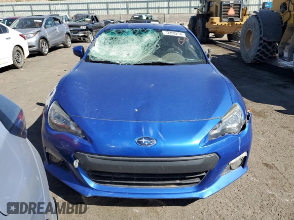 2016 Subaru BRZ Limited with VIN JF1ZCAC1XG8602303, listed as a Copart auction lot 73208214 with Not provided miles and Salvage title. Bid and sale history available at DreamBid. Image 5.