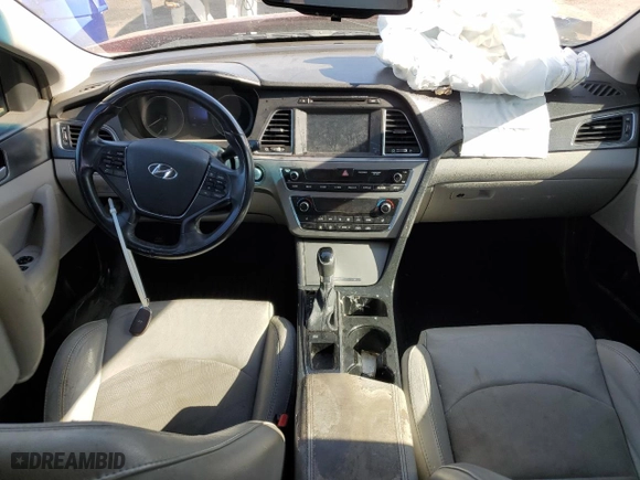 2016 Hyundai Sonata 2.4L Sport with VIN 5NPE34AF1GH420760, listed as a Copart auction lot 51998585 with 121,204 mi miles and Salvage Title. Bid and sale history available at carsss.com. Image 8.