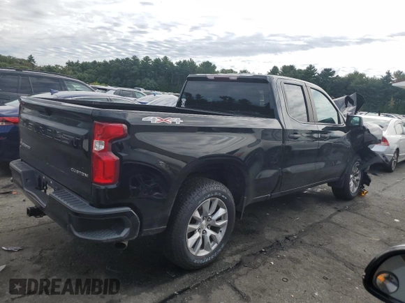 2019 Chevrolet Silverado 1500 Custom with VIN 1GCRYBEH2KZ401848, listed as a Copart auction lot 72706374 with Not Provided miles and Salvage Title. Bid and sale history available at DreamBid. Image 3.