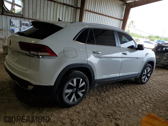 2022 Volkswagen Atlas SE with VIN 1V2DC2CA7NC222676, listed as a Copart auction lot 68768974 with 40,812 mi miles and Salvage title. Bid and sale history available at DreamBid. Image 3.