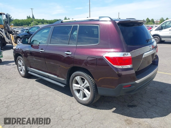 2013 Toyota Highlander Limited с VIN 5TDDK3EH2DS185263, выставлен на аукционе IAAI как лот 42234846 с пробегом 192 285 миль миль и . История ставок и продаж доступна на DreamBid. Изображение 3.