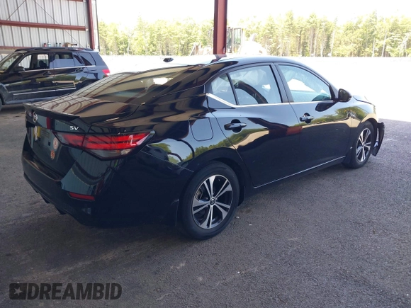 2020 Nissan Sentra SV with VIN 3N1AB8CV3LY313318, listed as a IAAI auction lot 42561962 with 25,836 mi miles and . Bid and sale history available at DreamBid. Image 4.