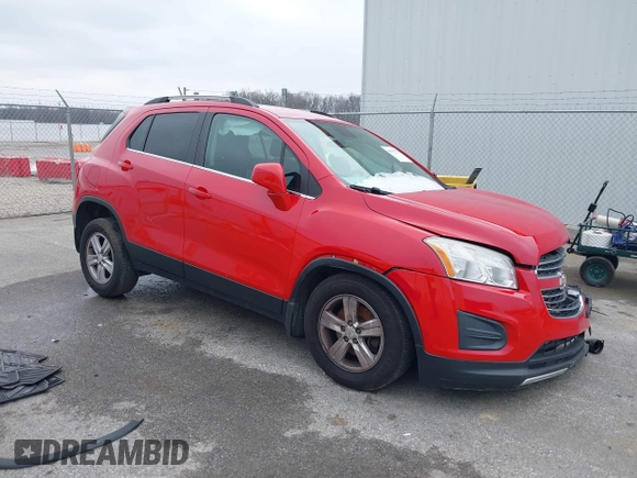 2016 Chevrolet Trax LT with VIN KL7CJPSB6GB606268, listed as a IAAI auction lot 41571773 with 141,906 mi miles and . Bid and sale history available at DreamBid. Image 1.