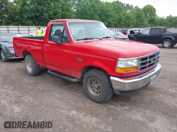 1996 Ford F-150 with VIN 1FTEF15Y8TLB41779, listed as a IAAI auction lot 42343084 with 201,277 mi miles and . Bid and sale history available at DreamBid. Image 1.