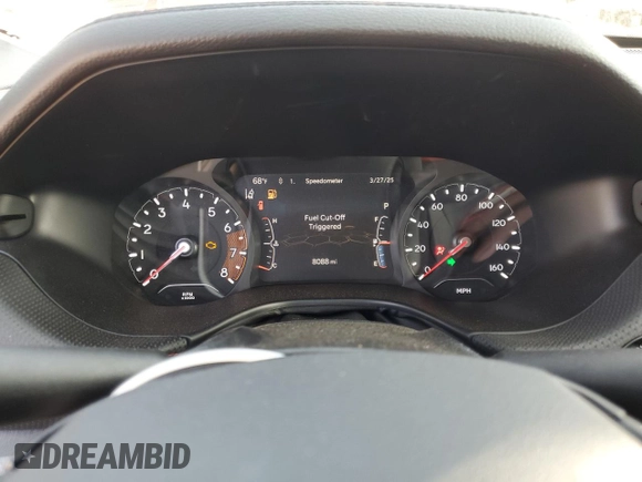 2024 Jeep Compass Trailhawk with VIN 3C4NJDDN7RT156682, listed as a Copart auction lot 50811795 with 8,088 mi miles and Salvage title. Bid and sale history available at DreamBid. Image 9.