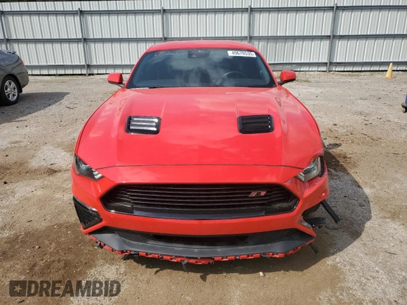 2022 Ford Mustang GT with VIN 1FA6P8CFXN5133725, listed as a Copart auction lot 49670535 with 37,297 mi miles and Salvage Title. Bid and sale history available at carsss.com. Image 5.