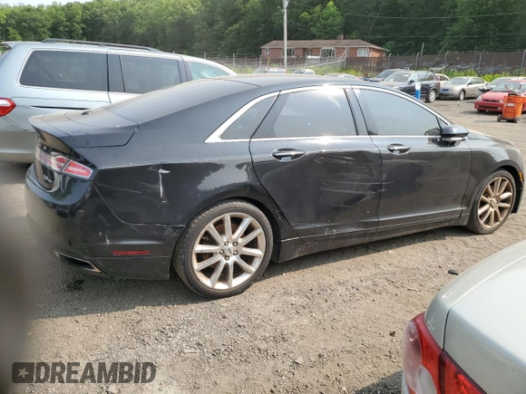 2014 Lincoln MKZ with VIN 3LN6L2G90ER826416, listed as a Copart auction lot 58973625 with 110,272 mi miles and Salvage title. Bid and sale history available at DreamBid. Image 3.