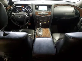2020 Nissan Armada SL with VIN JN8AY2ND5L9110499, listed as a Copart auction lot 46029445 with 135,050 mi miles and Salvage Title. Bid and sale history available at carsss.com. Image 8.