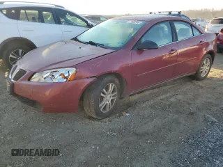 2005 Pontiac G6 with VIN 1G2ZG548054142160, listed as a Copart auction lot 83626254 with 0 mi miles and Salvage Title. Bid and sale history available at carsss.com. Image 1.