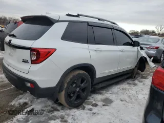 2021 Honda Passport Elite z VIN 5FNYF8H08MB026244, wystawiony jako Copart lot #88502815 z przebiegiem 23 338 mil mil oraz Szkoda całkowita • Salvage title. Historia ofert i sprzedaży dostępna na DreamBid. Obrazek 3.