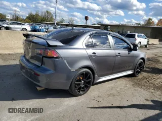 2010 Mitsubishi Lancer GTS with VIN JA32U8FW9AU024586, listed as a Copart auction lot 74710514 with 92,534 mi miles and Salvage Title. Bid and sale history available at DreamBid. Image 3.