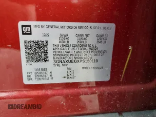 2023 Chevrolet Equinox LT z VIN 3GNAXUEGXPS150110, wystawiony jako Copart lot #54432245 z przebiegiem 37 486 mil mil oraz Szkoda całkowita • Salvage title. Historia ofert i sprzedaży dostępna na DreamBid. Obrazek 13.