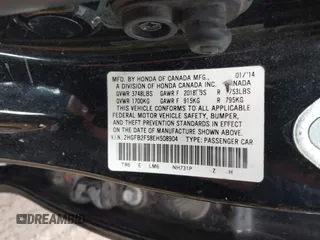 2014 Honda Civic Sedan LX with VIN 2HGFB2F58EH508904, listed as a IAAI auction lot 41522164 with 109,111 mi miles. Bid and sale history available at carsss.com. Image 9.