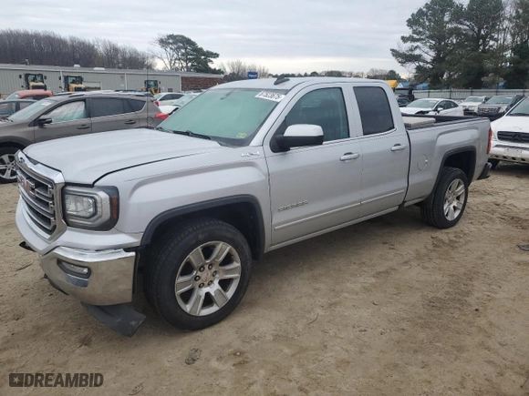 2016 GMC Sierra 1500 SLE with VIN 1GTV2MEC1GZ387786, listed as a Copart auction lot 87523675 with 0 mi miles and Salvage Title. Bid and sale history available at carsss.com. Image 1.
