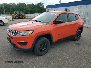 2018 Jeep Compass Sport z VIN 3C4NJDAB2JT356335, wystawiony jako Copart lot #61279735 z przebiegiem 88 731 mil mil oraz Szkoda całkowita • Salvage title. Historia ofert i sprzedaży dostępna na DreamBid. Obrazek 1.