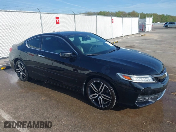 2016 Honda Accord Touring with VIN 1HGCT2B01GA001130, listed as a IAAI auction lot 42079687 with 92,641 mi miles and . Bid and sale history available at DreamBid. Image 1.