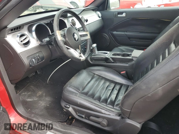 2009 Ford Mustang GT with VIN 1ZVHT82H595119834, listed as a Copart auction lot 52068725 with 96,697 mi miles and Salvage title. Bid and sale history available at DreamBid. Image 7.
