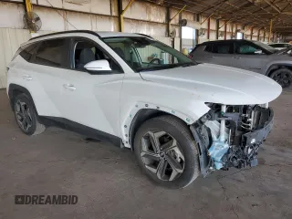 2022 Hyundai Tucson SEL with VIN 5NMJF3AE7NH055311, listed as a Copart auction lot 81043864 with 43,662 mi miles and Salvage Title. Bid and sale history available at carsss.com. Image 4.