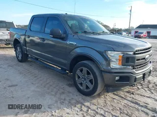 2018 Ford F-150 XL with VIN 1FTEW1E52JFB39155, listed as a IAAI auction lot 41446236 with 101,066 mi miles. Bid and sale history available at carsss.com. Image 1.