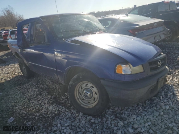 2003 Mazda B-Series 2WD Truck SX with VIN 4F4YR12D53TM00287, listed as a Copart auction lot 84073924 with 76,195 mi miles and Salvage Title. Bid and sale history available at carsss.com. Image 4.