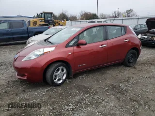 2011 Nissan LEAF SL with VIN JN1AZ0CP2BT003585, listed as a Copart auction lot 86000014 with 95,916 mi miles and Clean Title. Bid and sale history available at carsss.com. Image 1.