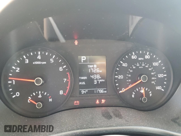 2023 Kia Rio S z VIN 3KPA24AD1PE597734, wystawiony jako Copart lot #49138195 z przebiegiem 11 796 mil mil oraz Szkoda całkowita • Salvage title. Historia ofert i sprzedaży dostępna na DreamBid. Obrazek 9.