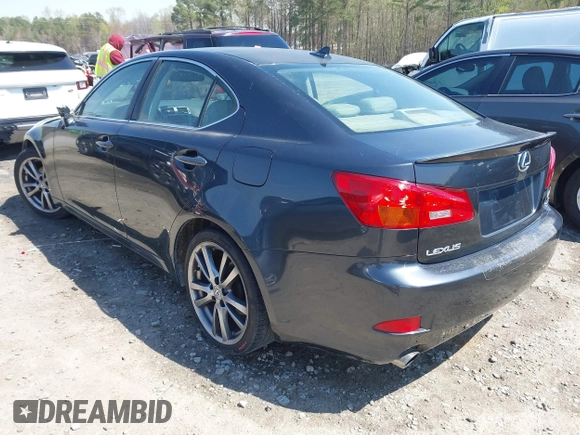 2008 Lexus IS 250 with VIN JTHBK262385067065, listed as a IAAI auction lot 41912493 with 171,644 mi miles. Bid and sale history available at carsss.com. Image 3.