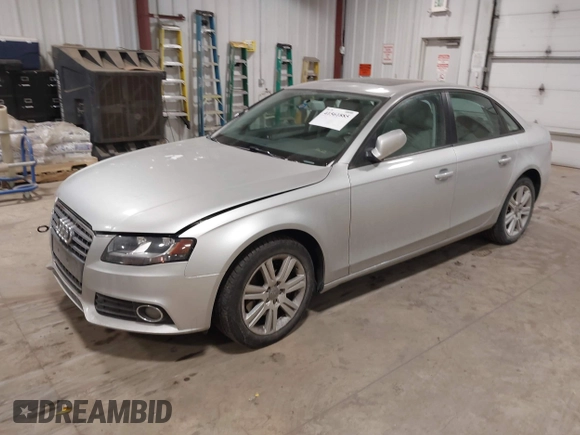 2010 Audi A4 2.0T Premium with VIN WAUAFAFL5AN058231, listed as a IAAI auction lot 41561885 with 100,975 mi miles. Bid and sale history available at carsss.com. Image 2.