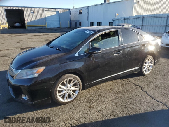 2010 Lexus HS 250h with VIN JTHBB1BA1A2025430, listed as a Copart auction lot 76348384 with 361,121 mi miles and Clean Title. Bid and sale history available at DreamBid. Image 1.