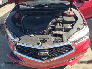 2018 Acura TLX Advance with VIN 19UUB2F79JA000376, listed as a Copart auction lot 43518515 with 30,926 mi miles and Salvage Title. Bid and sale history available at DreamBid. Image 11.