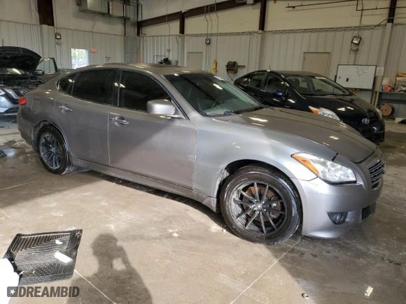 2011 Infiniti M37 with VIN JN1BY1ARXBM376921, listed as a Copart auction lot 72392124 with 125,473 mi miles and Non Repairable. Bid and sale history available at carsss.com. Image 4.