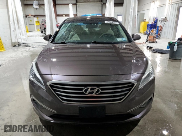 2015 Hyundai Sonata 2.4L SE with VIN 5NPE24AF1FH207468, listed as a Copart auction lot 54862575 with 121,199 mi miles and Salvage Title. Bid and sale history available at carsss.com. Image 5.