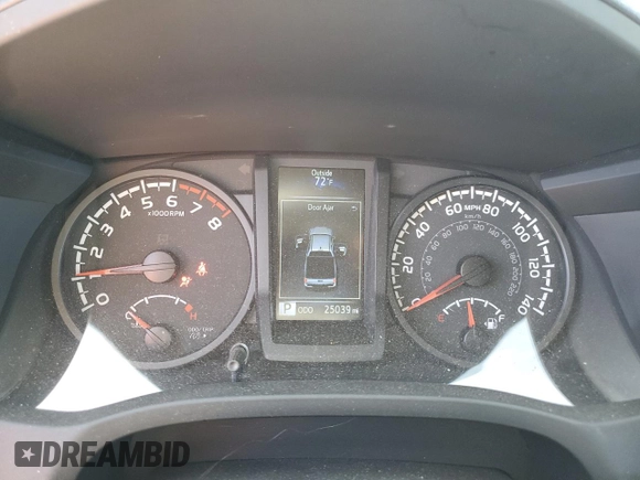 2022 Toyota Tacoma SR с VIN 3TMCZ5AN7NM503488, выставлен на аукционе Copart как лот 58147705 с пробегом 25 039 миль миль и Списание • Salvage title. История ставок и продаж доступна на DreamBid. Изображение 9.