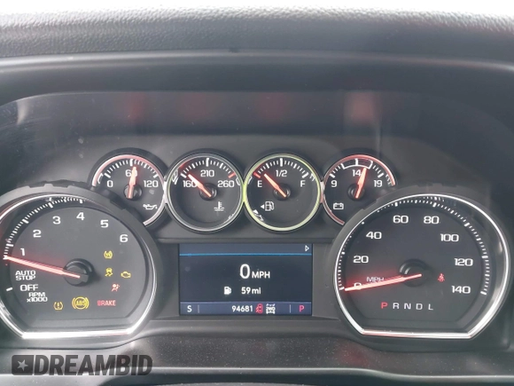 2020 Chevrolet Silverado 1500 LT with VIN 3GCUYDED7LG438771, listed as a IAAI auction lot 41310251 with 94,681 mi miles and . Bid and sale history available at DreamBid. Image 7.