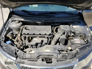 2011 Kia Forte EX with VIN KNAFU4A26B5380941, listed as a Copart auction lot 54858255 with 130,136 mi miles and Salvage Title. Bid and sale history available at carsss.com. Image 11.