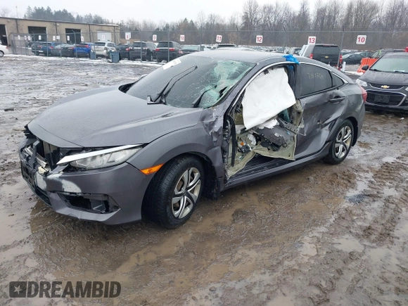 2016 Honda Civic Sedan LX with VIN 2HGFC2F54GH502713, listed as a IAAI auction lot 38807518 with 48,316 mi miles. Bid and sale history available at carsss.com. Image 2.