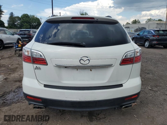 2012 Mazda CX-9 Touring with VIN JM3TB3CV2C0338611, listed as a Copart auction lot 61193625 with 115,817 mi miles and Salvage title. Bid and sale history available at DreamBid. Image 6.