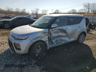 2020 Kia Soul LX with VIN KNDJ23AU3L7716534, listed as a Copart auction lot 48607975 with 0 mi miles and Salvage Title. Bid and sale history available at carsss.com. Image 1.