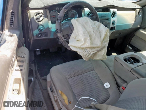 2009 Ford F-150 STX with VIN 1FTRX12819FA12244, listed as a Copart auction lot 58618995 with 136,773 mi miles and Salvage title. Bid and sale history available at DreamBid. Image 8.