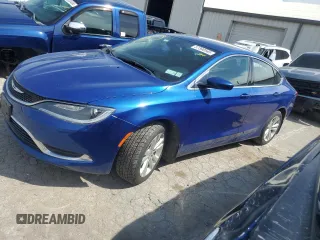2015 Chrysler 200 Limited z VIN 1C3CCCAB7FN664396, wystawiony jako Copart lot #57390545 z przebiegiem 226 393 mil mil oraz Szkoda całkowita • Salvage title. Historia ofert i sprzedaży dostępna na DreamBid. Obrazek 1.