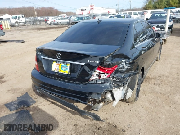 2013 Mercedes-Benz C 300 Sport with VIN WDDGF8AB9DR283467, listed as a IAAI auction lot 41870070 with 114,068 mi miles and . Bid and sale history available at carsss.com. Image 4.