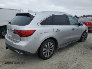 2014 Acura MDX Technology with VIN 5FRYD4H69EB036137, listed as a Copart auction lot 54386865 with 188,569 mi miles and Salvage title. Bid and sale history available at DreamBid. Image 3.