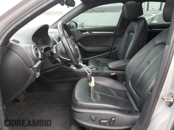 2015 Audi A3 1.8T Premium with VIN WAUACGFF1F1131213, listed as a Copart auction lot 38345894 with 78,666 mi miles. Bid and sale history available at carsss.com. Image 7.