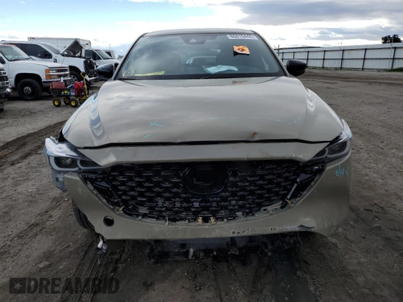 2024 Mazda CX-5 2.5 Carbon Turbo with VIN JM3KFBAY5R0403872, listed as a Copart auction lot 89161145 with 9,601 mi miles and Salvage Title. Bid and sale history available at carsss.com. Image 5.