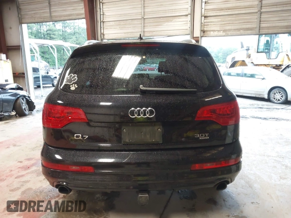2014 Audi Q7 Premium Plus with VIN WA1LGAFE7ED003294, listed as a IAAI auction lot 42318454 with 113,719 mi miles and . Bid and sale history available at DreamBid. Image 17.