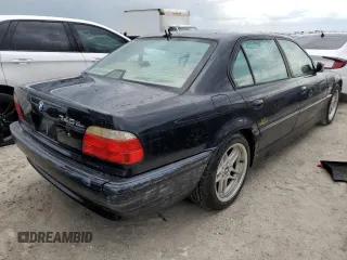 2001 BMW 7 Series 740iL with VIN WBAGH834X1DP25164, listed as a Copart auction lot 77939404 with 0 mi miles and Non Repairable. Bid and sale history available at carsss.com. Image 3.