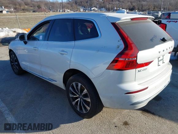 2023 Volvo XC60 Plus Bright Theme with VIN YV4L12DE9P1357707, listed as a IAAI auction lot 41413921 with 14,888 mi miles. Bid and sale history available at carsss.com. Image 3.