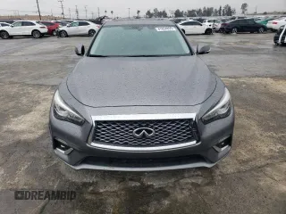 2021 Infiniti Q50 Luxe with VIN JN1EV7BP6MM701895, listed as a Copart auction lot 47854895 with 48,553 mi miles and Salvage title. Bid and sale history available at DreamBid. Image 5.