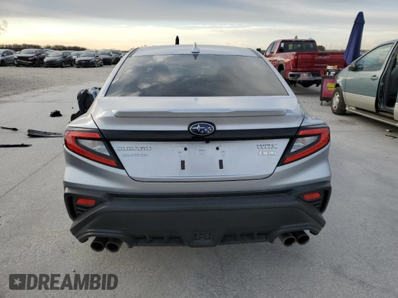 2022 Subaru WRX Limited with VIN JF1VBAL63N9032262, listed as a Copart auction lot 41683385 with 19,844 mi miles and Salvage Title. Bid and sale history available at DreamBid. Image 6.